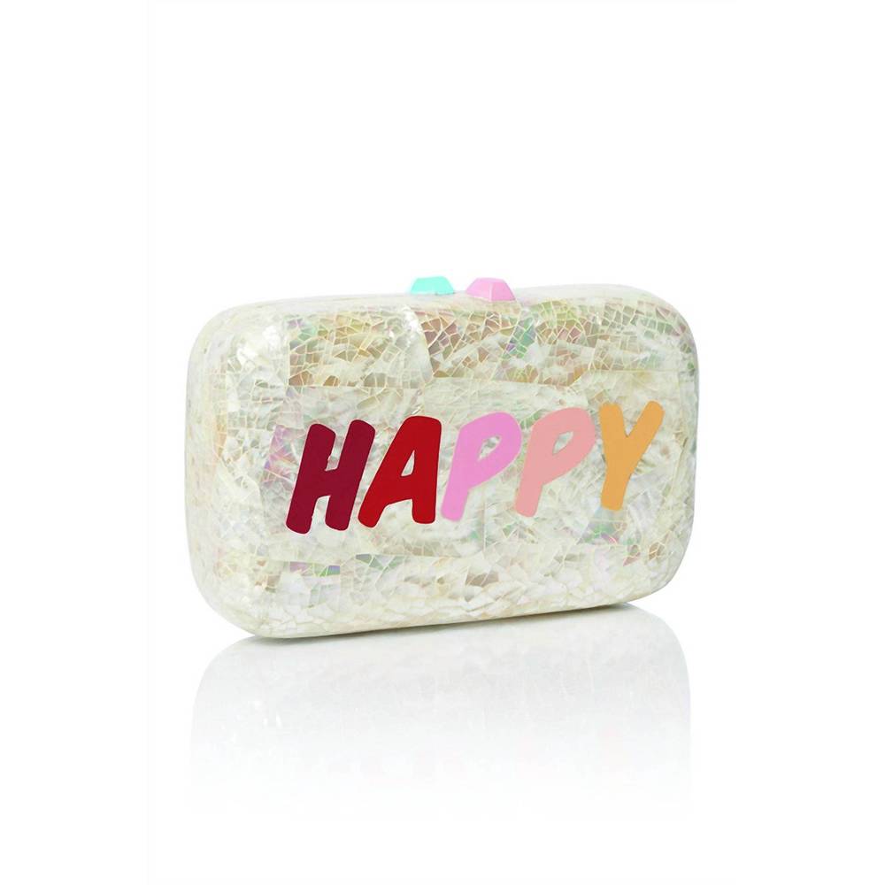 NEW EMM KUO women's collins clutch bag in multi